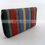 Women Money Bag Security Long Purse Brand Style Rainbow Colorful Fashion Wallet thumbnail-2