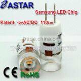 High Power Samsung LED G4 Bulb With 110 Lm 12VAC/DC