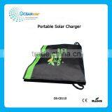 New Design 10w Foldable Solar Panel Powered Portable Solar Charger Bag Laptop