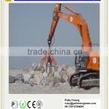 Excavator Hydraulic Orange Peel Grapple for Scraping Stones,stone Grapple