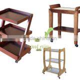 2016 Promotion Sales Series Of Wooden Beauty Spa Trolley Cart Trolley Cart Wooden