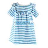 2016 Kaiyo Wholesale Girls Clothing Short Sleeve Pictures of Latest Gowns Designs Girls Pearl Dress Boutique Kids Clothes thumbnail-4