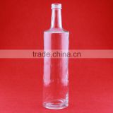 Beat price 750ml vodka glass bottles whiskey transparent bottles long neck drink bottles