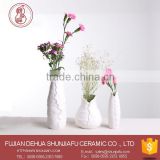 Modern Home Decorative Flower Vase Ceramic White