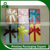 NARROW SMALL SATIN RIBBON MADE BOW FOR PACKAGING BOX