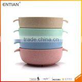 Bio-degradable Wheat Straw and Plastic Bowl Set thumbnail-3