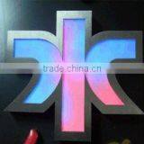 LED Channel Letter Sign-Surface Illuminated With Stainless Steel Side and Colorful LED Light, Outdoor Letter Logo