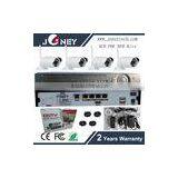 Built-in Wifi P2P NVR 4CH Outdoor Wireless IP Camera With NVR Kit
