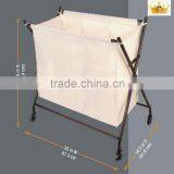 Hottest Home Use Foldable 3 Lattices Canvas Laundry Bag thumbnail-2
