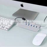 New High-Speed Aluminum 7 Ports USB 3.0 HUB for Macbook PC thumbnail-4