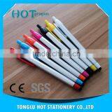 Spray Silver Barrel Click Ballpen With Stylus Touch thumbnail-2