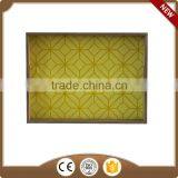 Yellow Handmade Wooden Tray thumbnail-1
