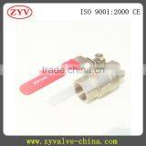 2pc Stainless Steel Full Port Screw Ends xd Ball Valve thumbnail-6