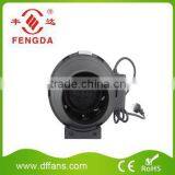 100mm Black Plastic Inline Duct Fan thumbnail-2