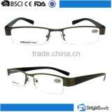 Bulk Wholesale Metal Half Frame pc Temple Mens Reading Glasses