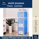 New Fresh Style Water Proof DIY Easy Clean Plastic Wardrobe (FH-AL0013-3)