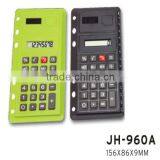 Small Screen Calculator, Super Thin Calculator With Ruler, Calculator for Ring Binder thumbnail-5