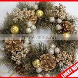 Door Hanging 40cm or 60cm Wholesale Outdoor Christmas Garland thumbnail-2