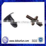 Black Snap Head Plastic Wheel Screw Push Rivets thumbnail-5