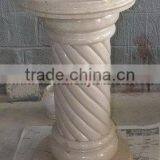 POLISHED VERONA BEIGE MARBLE PEDESTALS thumbnail-6
