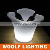 For Drinking Used Small Round LED Light Up Ice Bucket thumbnail-2