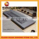 Round Hollow Out Drainage Mongolia White Metal Stone Tea Tray thumbnail-6