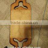 Antique Wall Mirror in Hand Curved Wooden Frame thumbnail-4