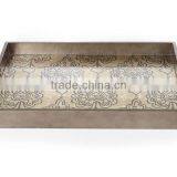 High Quality Best Selling Metallic Gold Serving Rectangle Tray thumbnail-1