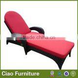 GOOD QUALITY PEOPLE LOUNGER FURNITURE SUNLOUNGES UV Resistant Garden Furniture Rattan Sun Lounger thumbnail-5