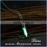 Luminous Glass Anchor Necklace Jewelry Cheap Jewelry Glow in the Dark thumbnail-2