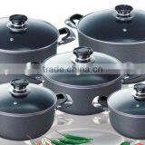 10pcs Induction Spraying Plastics Soup Pot Non-stick Cookware Sets Kitchenware Set Cooking Pot Die Casting Aluminum Cookware thumbnail-1