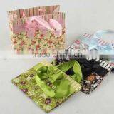 Flower Design Foldable Gift Bag With Bowknot/ Shopping Bag thumbnail-2