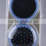 Round Folding Comb/Foldable Hair Brush With Mirror thumbnail-3