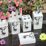 Newest Hot Sell Ceramic Bath Accessory Set thumbnail-2