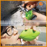 2016 new silicone leaf travel cup outdoor cup silicone drinking cup