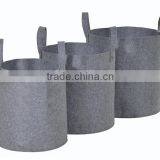 Factory Price With High Quality Eco Friendly Handmade Laundry Bag Felt Non Woven Laundry Basket With Handles China Suppliers thumbnail-1