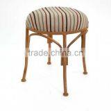 Chair With Metal Legs With Linen Cushion thumbnail-1