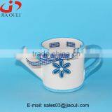 Popular Design Home Decoration Watering Can Shape Ceramic Flower Pot, Plant Pot thumbnail-1