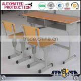 Hot Sale School Furniture Wooden School Desks and Chair Double Student Desk and Chair thumbnail-5