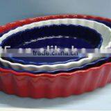Chaozhou 14.9" Durable Large Ceramic Cake Pie Dish thumbnail-1