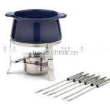 Ceramic Fondue,fondue Casserole, Fondue Pot, Porcelain Pot,ceramic Pot thumbnail-1