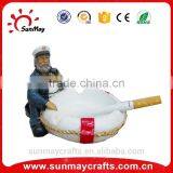 Oem Hot Sale Resin Sea Captain Ashtray Souvenir for Sale thumbnail-2