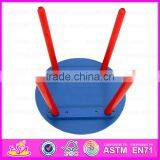 Новый деревянный набор столов для детей 2015 года, Популярный деревянный набор игрушек - столов для детей, Высококачественный деревянный стол и 2 стула WO8G137 thumbnail-6