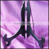 7" Black Stand Plate,Bowl Frame Photo Picture, Display Easel Pedestal Holder thumbnail-2
