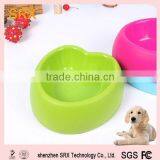 Custom Heart Shape Plastic Disposable Pet Bowl Colorful Dog Silicone Bowl thumbnail-1