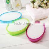 4pcs Plastic Bathroom Set With Different Colour and Decal thumbnail-3