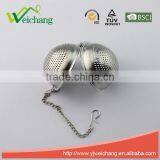 WCYY0006 High Quality Hot Sale 304 Material Circular Long Chain Tea Ball Tea Infuser Tea Strainer thumbnail-3