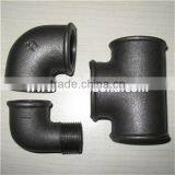 Black BS Standard Malleable Cast Iron Pipe Fittings With Superior Quality thumbnail-2