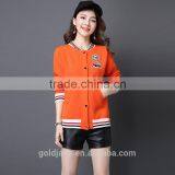 New Fashional Wholesale Blank Softshell Ski Jacket Womens Cotton Baseball Jacket thumbnail-2