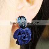 Colorful Raw Glass Beads Fancy Gemstone Earring Elements thumbnail-1